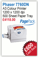 Xerox Phaser 7760 PagePack Printer